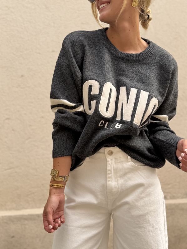 Pull ICONIC CLUB grey