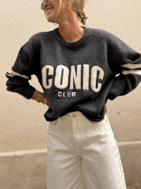 Pull ICONIC CLUB grey