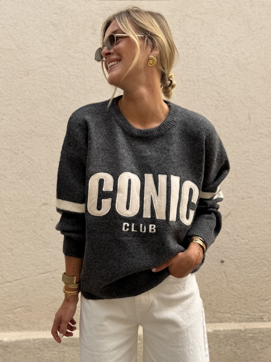 Pull ICONIC CLUB grey
