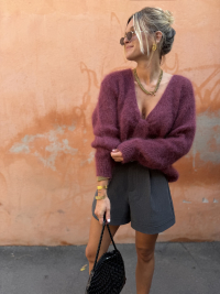 Pull COZY bordeaux