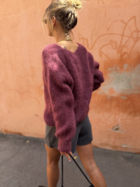 Pull COZY bordeaux