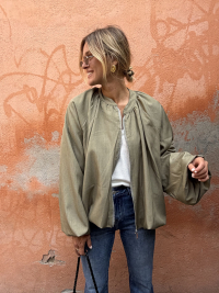 Jacket MASSIMO khaki & its scarf
