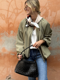Jacket MASSIMO khaki & its scarf