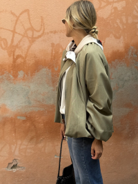 Jacket MASSIMO khaki & its scarf