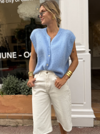 NINO sky blue vest