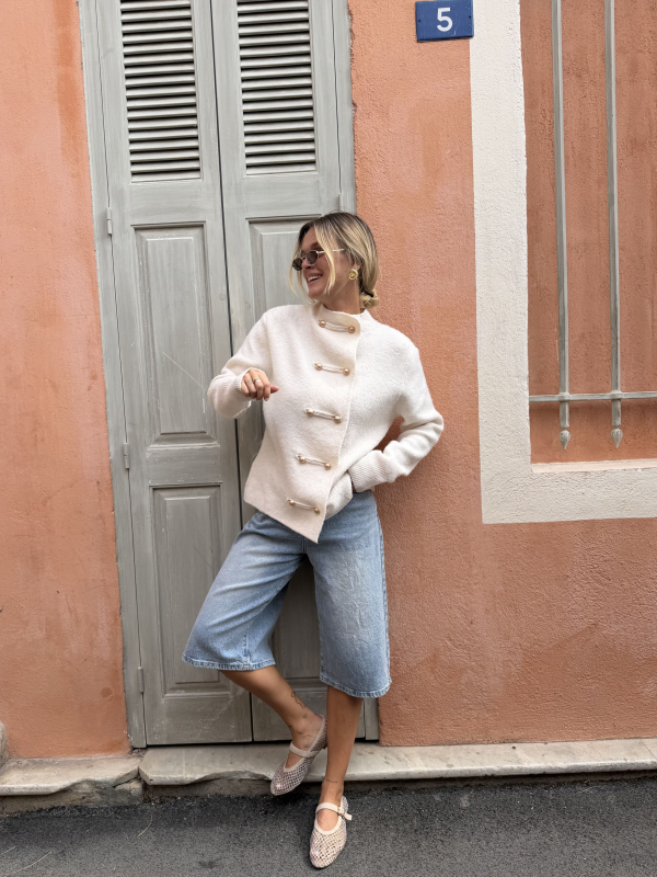 Gilet MILENA écru