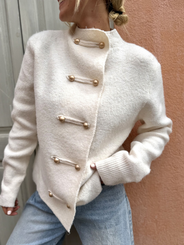Gilet MILENA écru