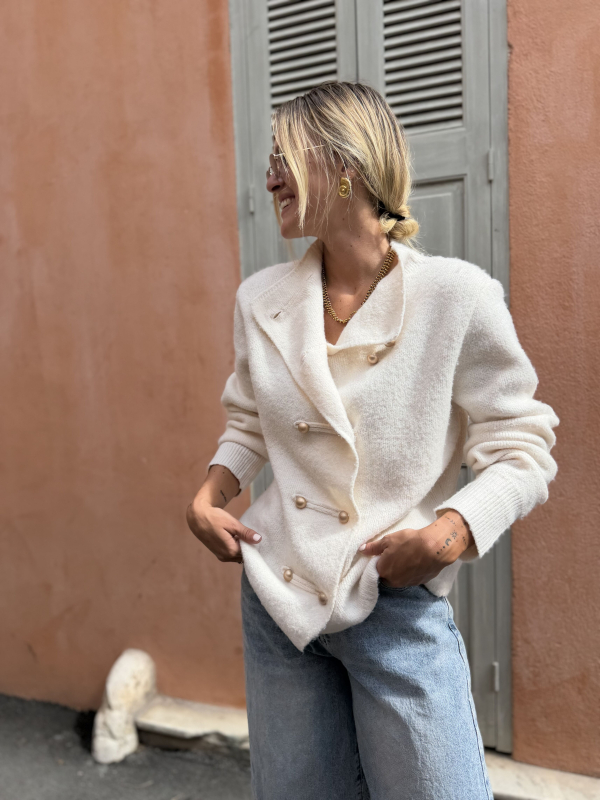 Gilet MILENA écru