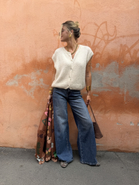 Gilet NINO sans manches beige