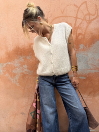 Gilet NINO sans manches beige