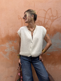 Gilet NINO sans manches beige