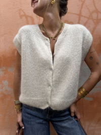 Gilet NINO sans manches beige