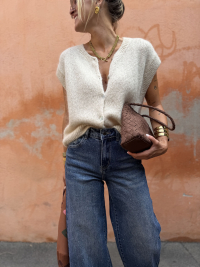 Gilet NINO sans manches beige