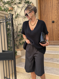 Pull LIAM noir oversize