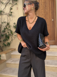 Pull LIAM noir oversize