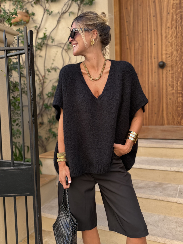 Pull LIAM noir oversize