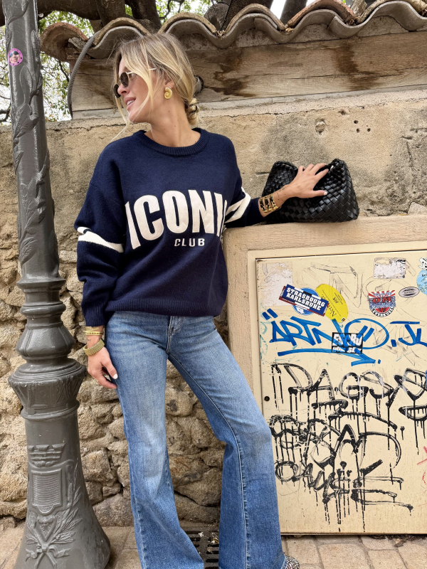 Pull ICONIC CLUB marine