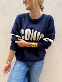 Pull ICONIC CLUB marine