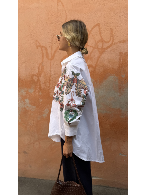 Chemise VERDE imprimés fleuris - précommande