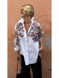 Chemise VERDE imprimés fleuris - précommande