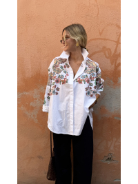 Chemise VERDE imprimés fleuris - précommande