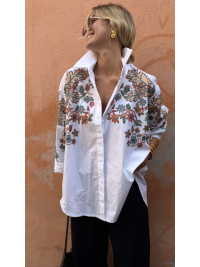 Chemise VERDE imprimés fleuris - précommande
