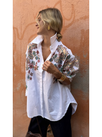 Chemise VERDE imprimés fleuris - précommande