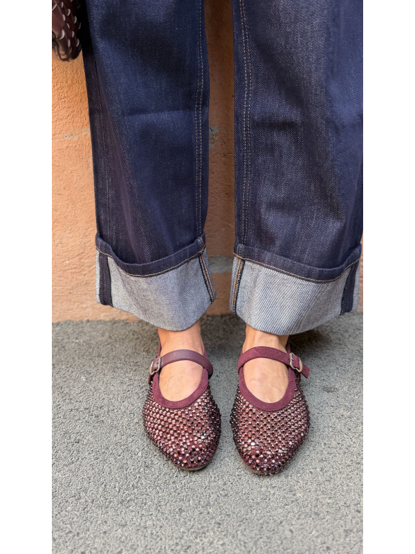 MIA burgundy ballet flats