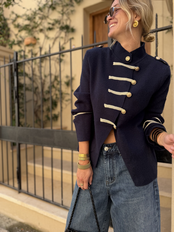 LOUISA jacket navy