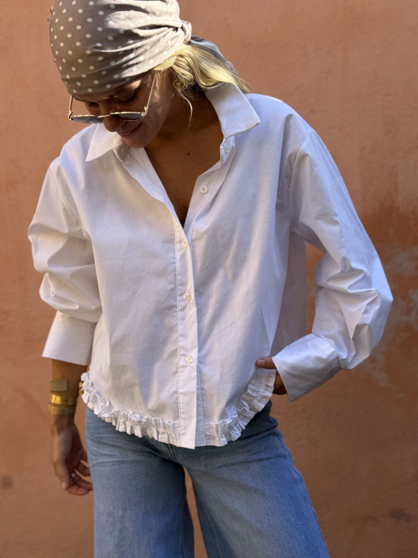 EDEN shirt small ruffles