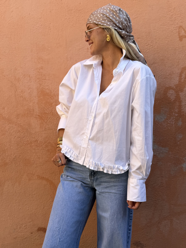 EDEN shirt small ruffles
