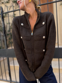 Gilet JAMES chocolat