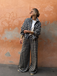 Pantalon OXFORD à carreaux