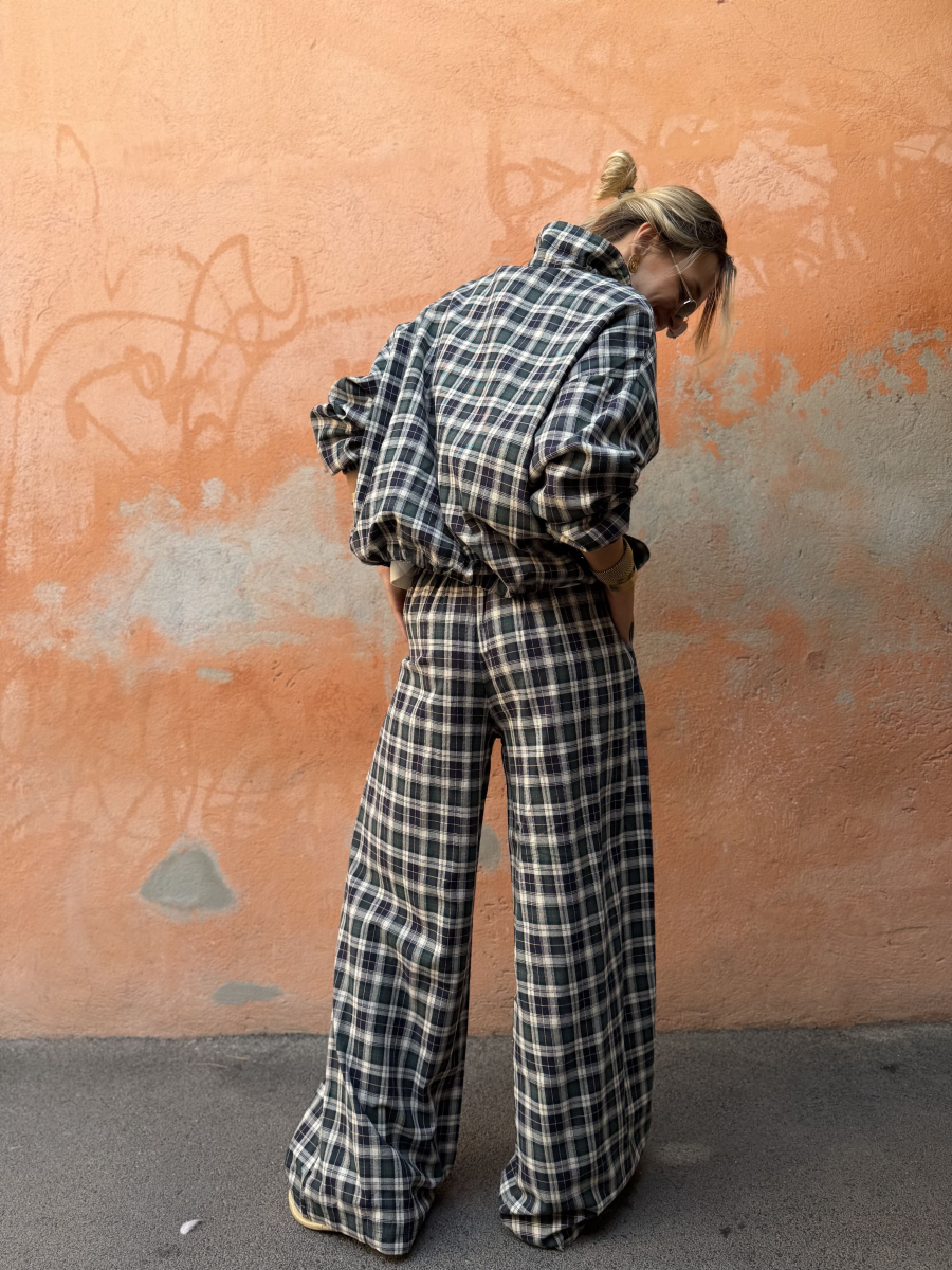 Pantalon OXFORD à carreaux