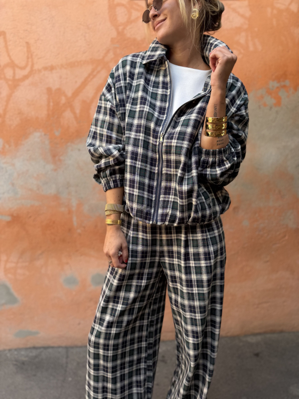 Veste OXFORD à carreaux