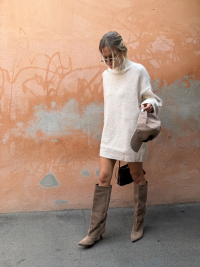 JENNY beige dress