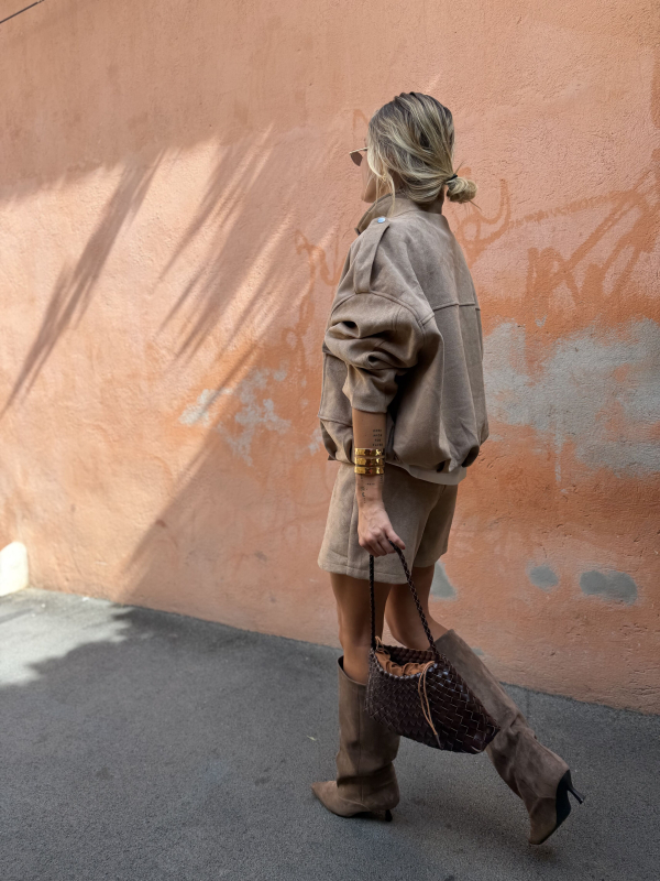 CHARLIZE taupe jacket