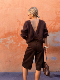 Pull COZY chocolat