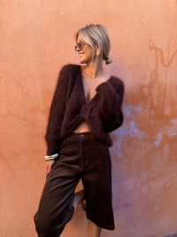 Pull COZY chocolat