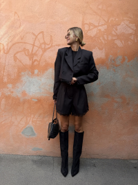 Short LUCIA noir