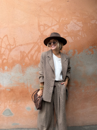 Veste blazer FRANCISCO pied de poule - précommande
