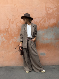 Veste blazer FRANCISCO pied de poule - précommande
