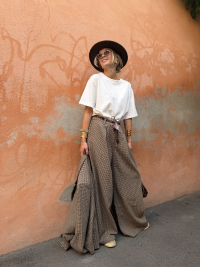 FRANCISCO houndstooth trousers - PRE-ORDER
