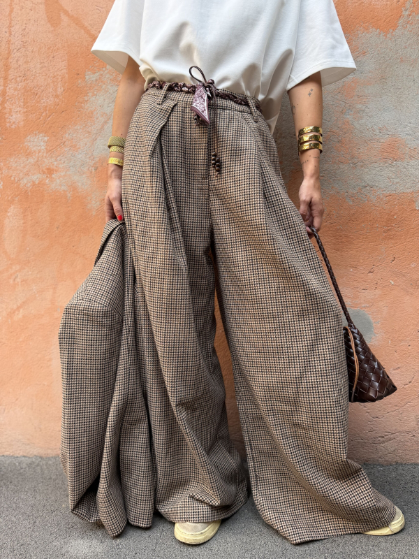 Pantalon FRANCISCO pied de poule - précommande