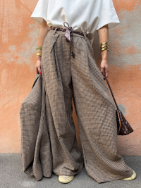 FRANCISCO houndstooth trousers - PRE-ORDER