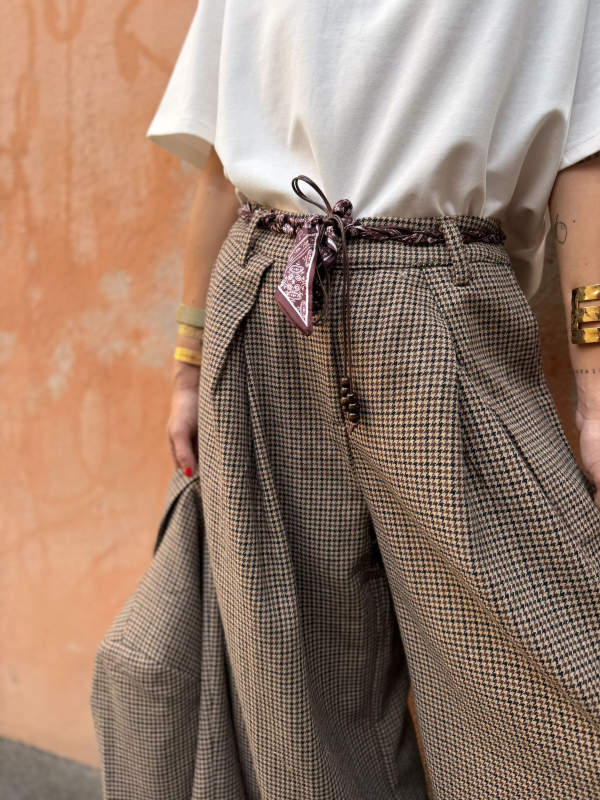 Pantalon FRANCISCO pied de poule - précommande