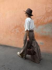 FRANCISCO houndstooth trousers - PRE-ORDER