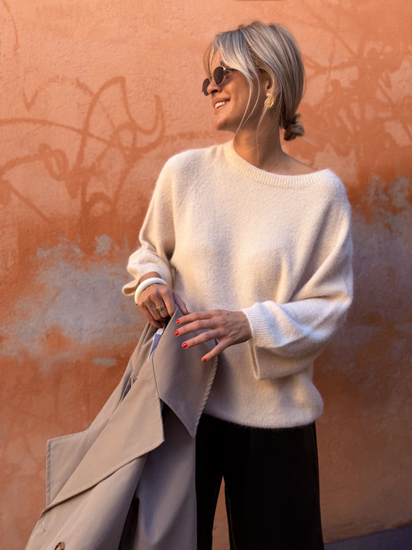 Pull SOLENE beige