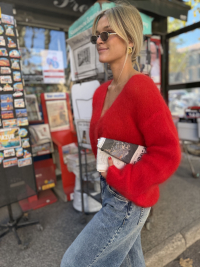 Pull COZY rouge