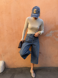 Top fin beige